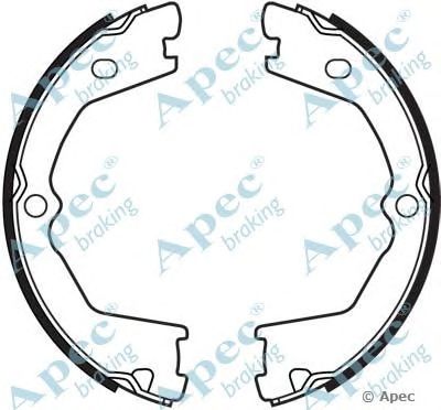 APEC BRAKING shu701 -  Комплект тормозных колодок